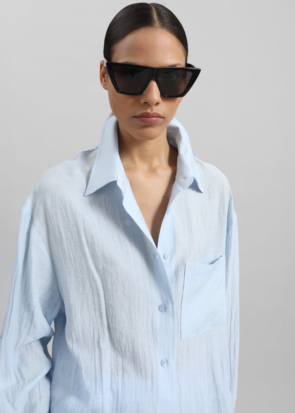 Ascain Fluid Shirt - Sky Blue – view 3 of 14