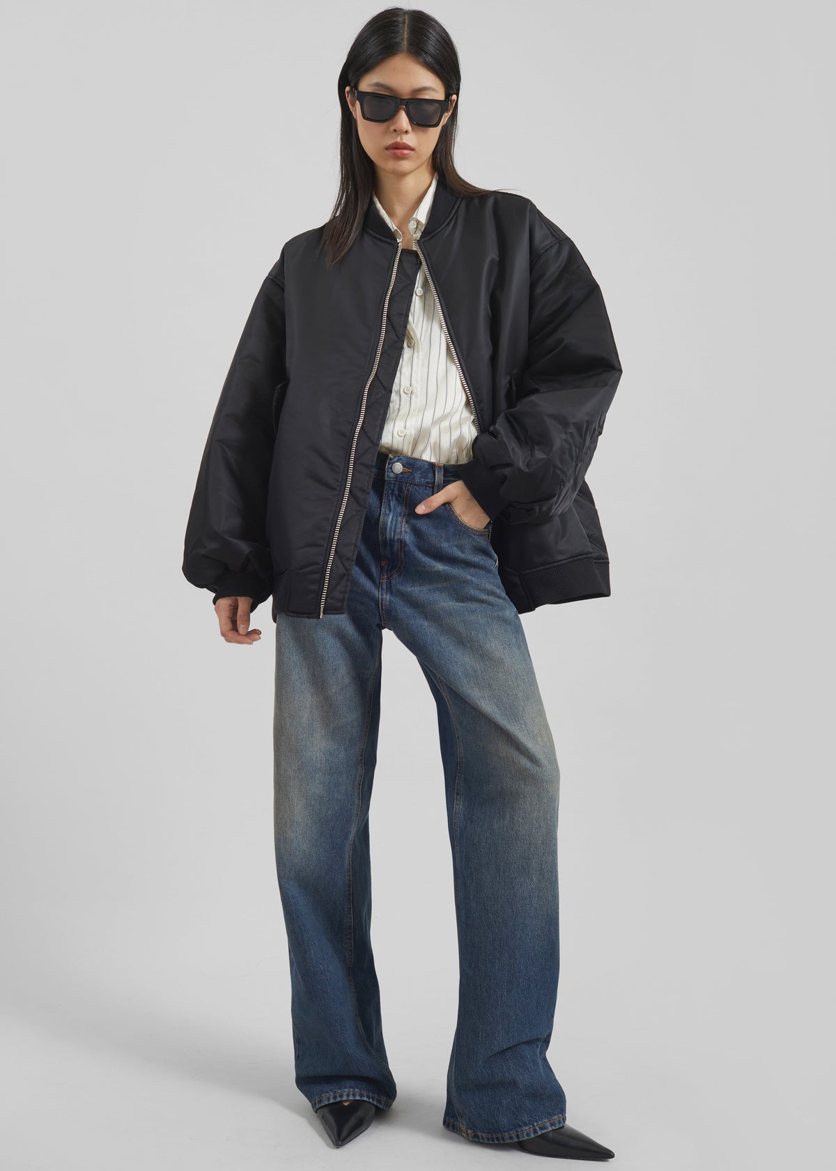 Astra Bomber Jacket - Black – view 2 of 15