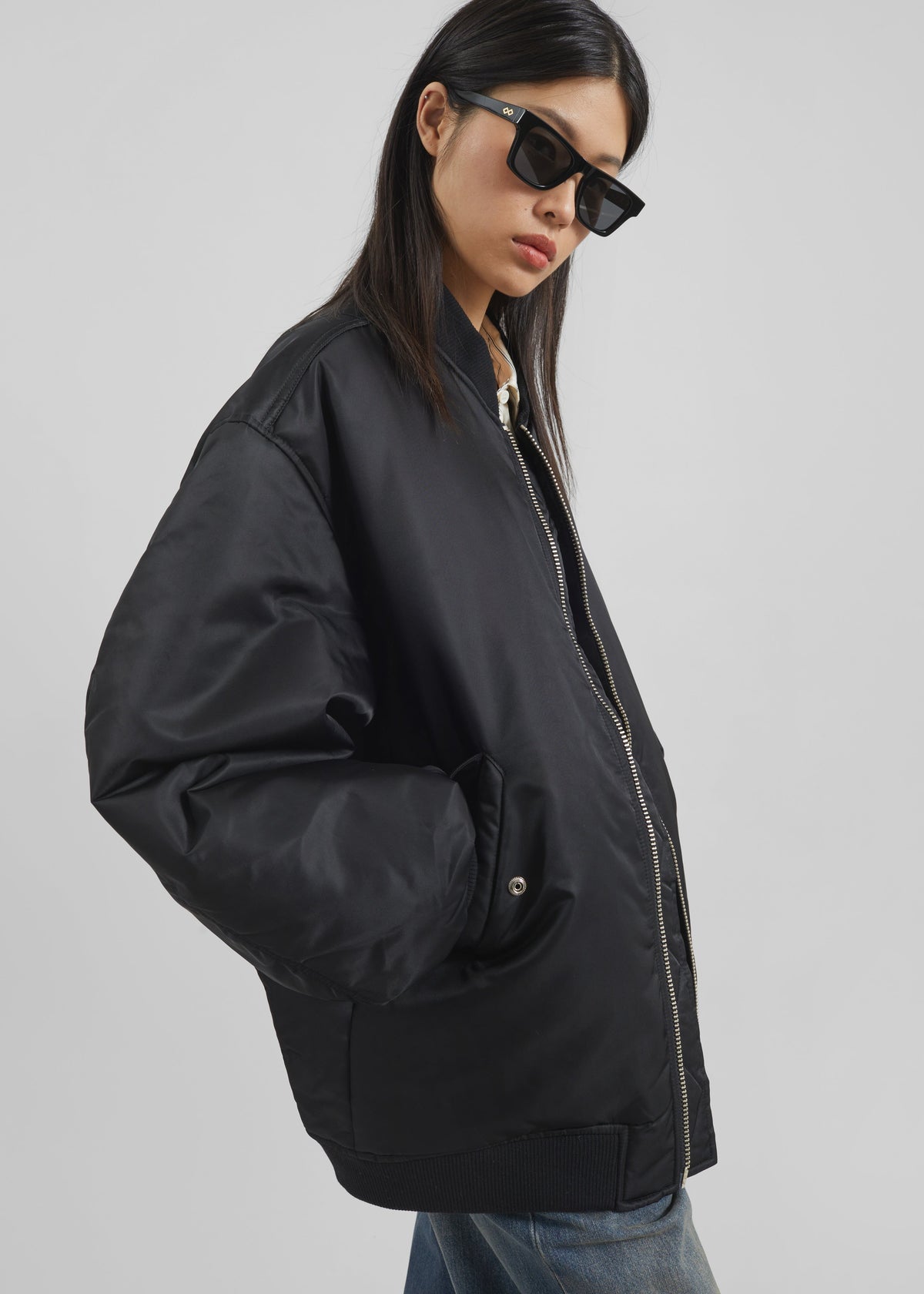 Astra Bomber Jacket - Black – view 1 of 15