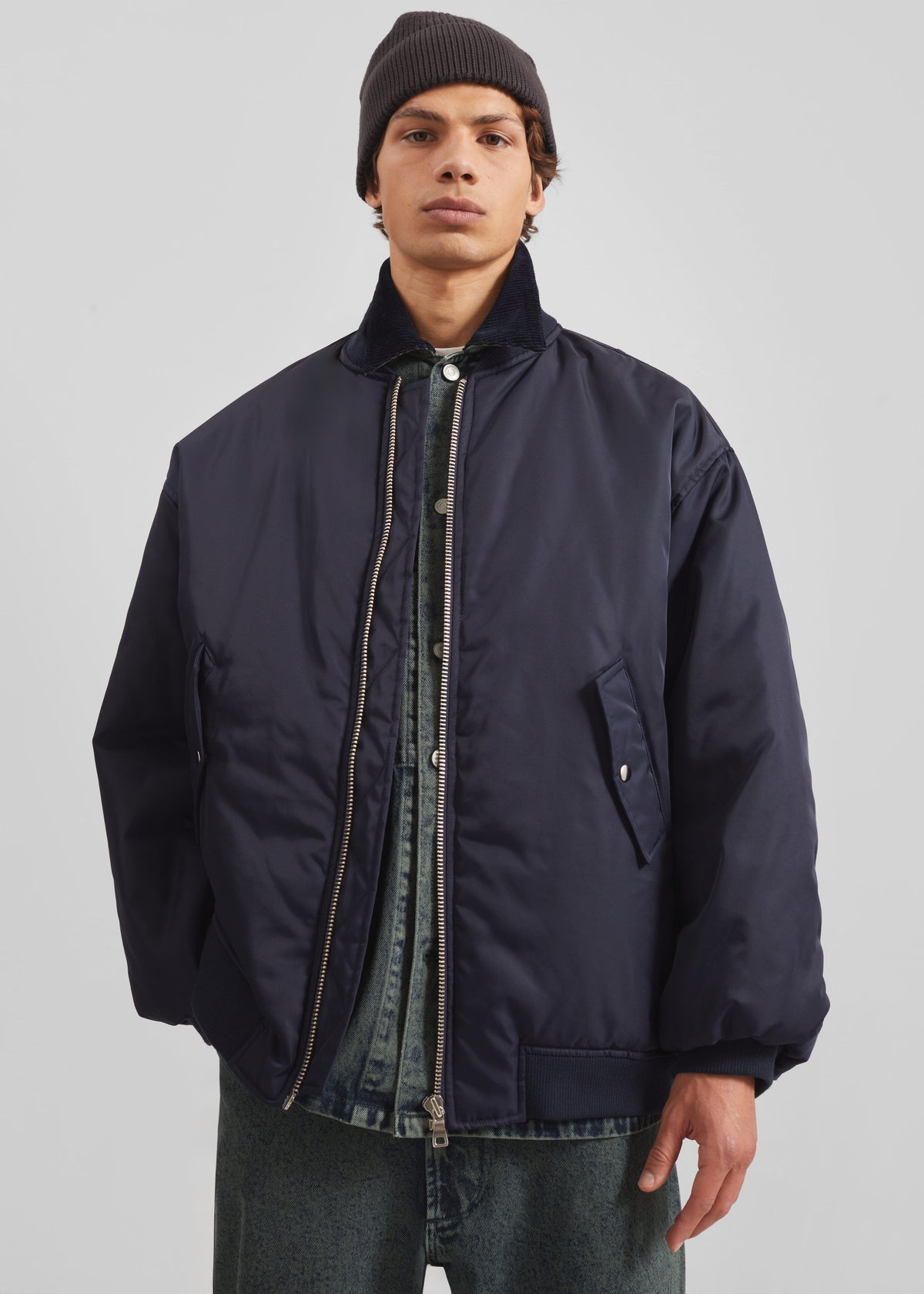 Astra Bomber Jacket - Navy – view 3 of 8