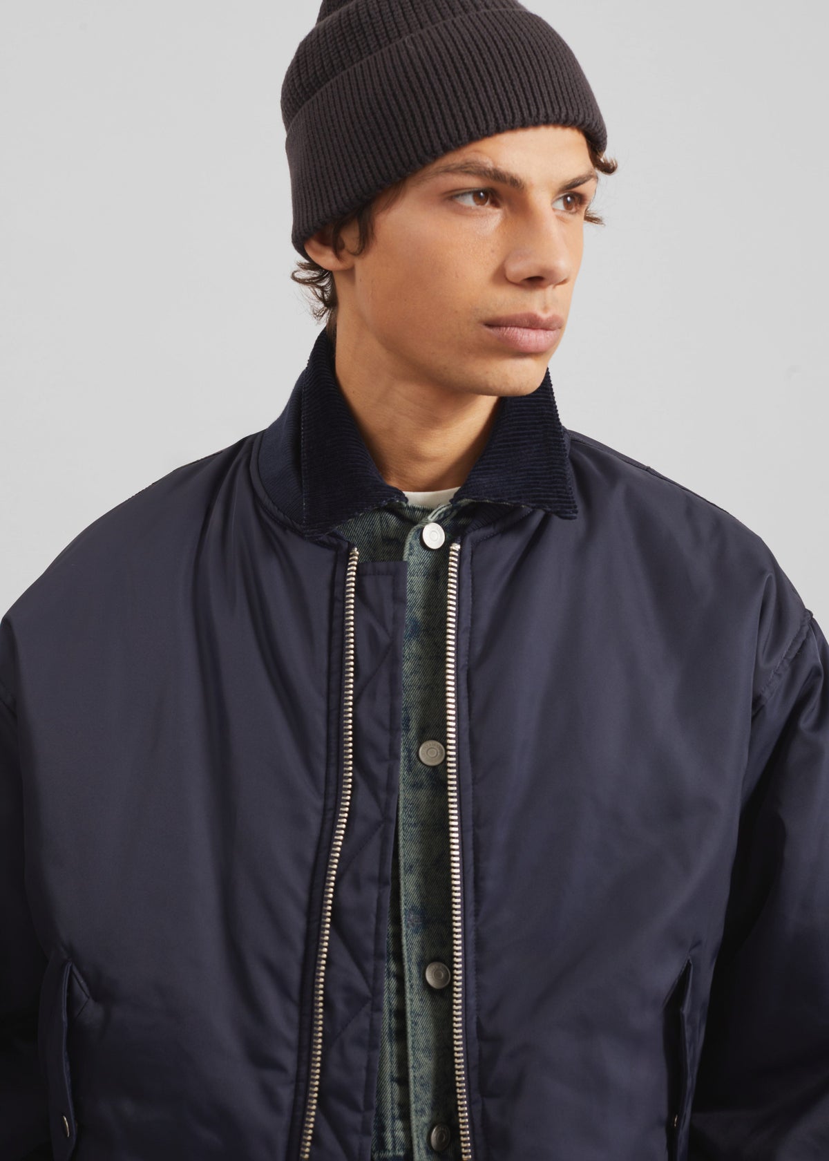 Astra Bomber Jacket - Navy – view 4 of 8