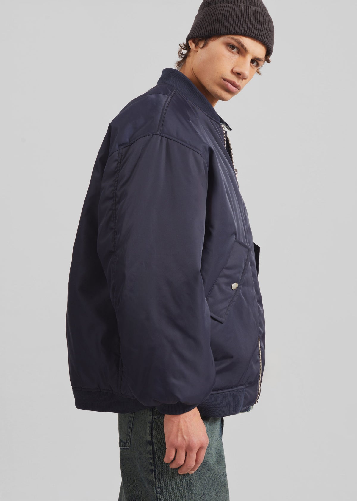 Astra Bomber Jacket - Navy – view 6 of 8