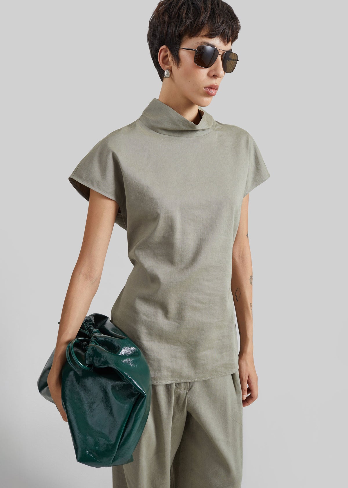 Auray Adjustable Back Top - Olive – view 1 of 6