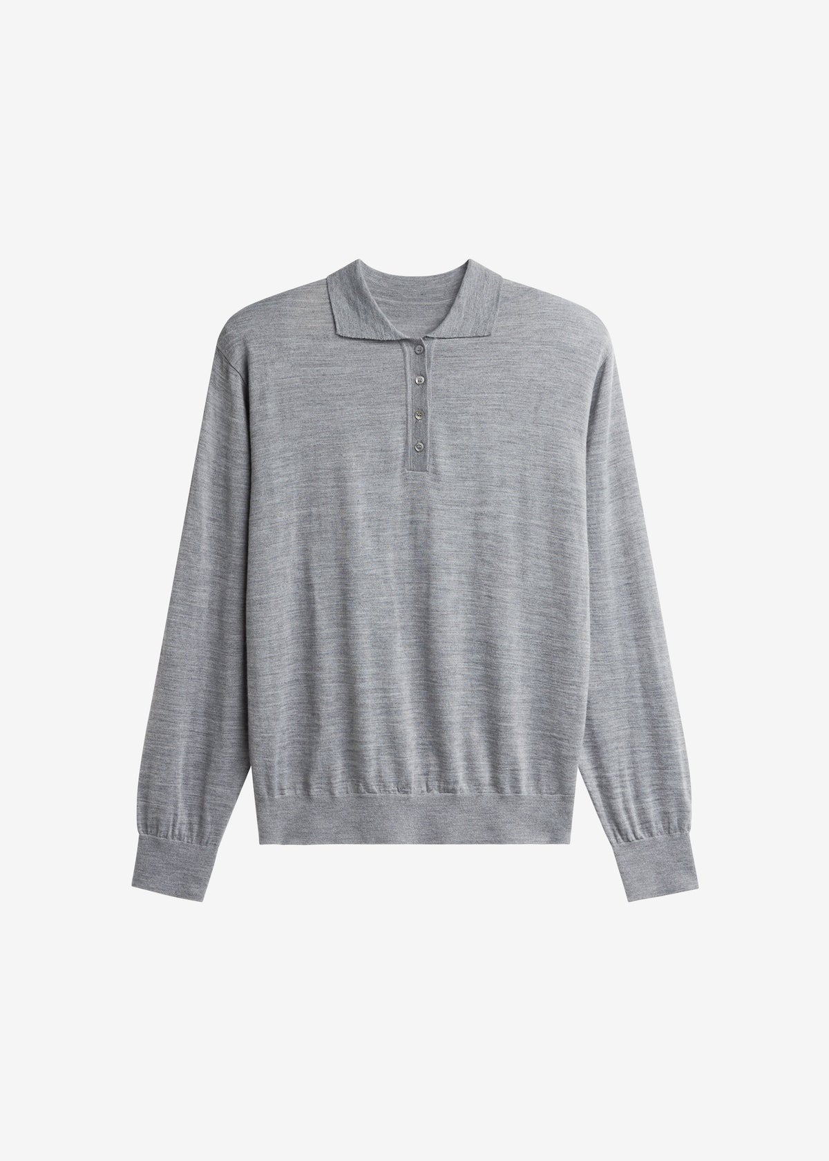 Avallon Padded Knit Polo - Grey – view 10 of 10