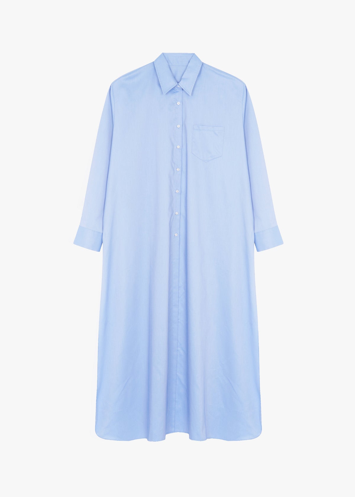 Avery Shirt Dress - Blue – view 8 of 8