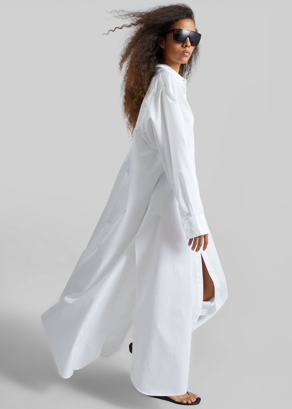 Avery Shirt Dress - White – view 1 of 7