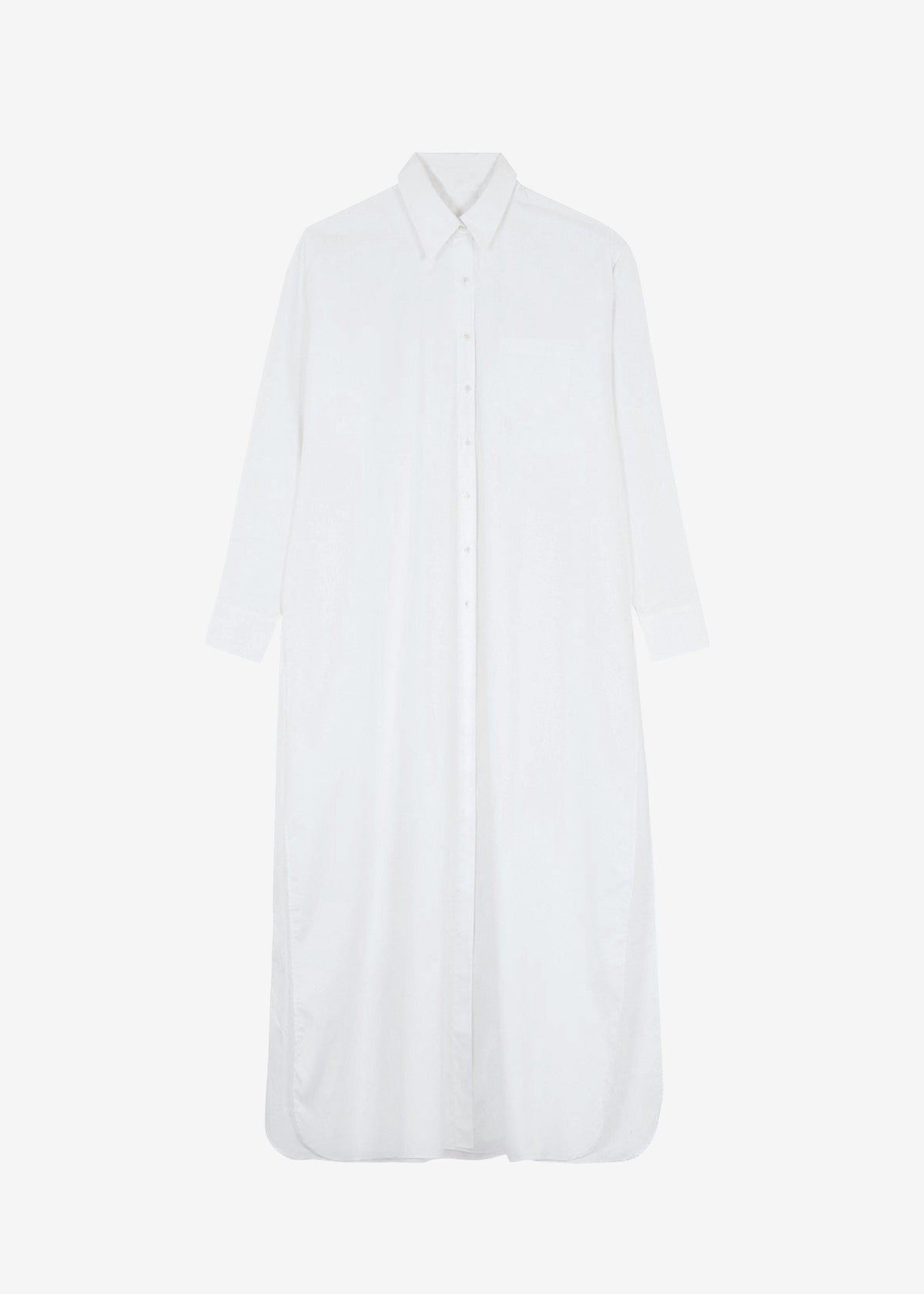 Avery Shirt Dress - White – view 7 of 7