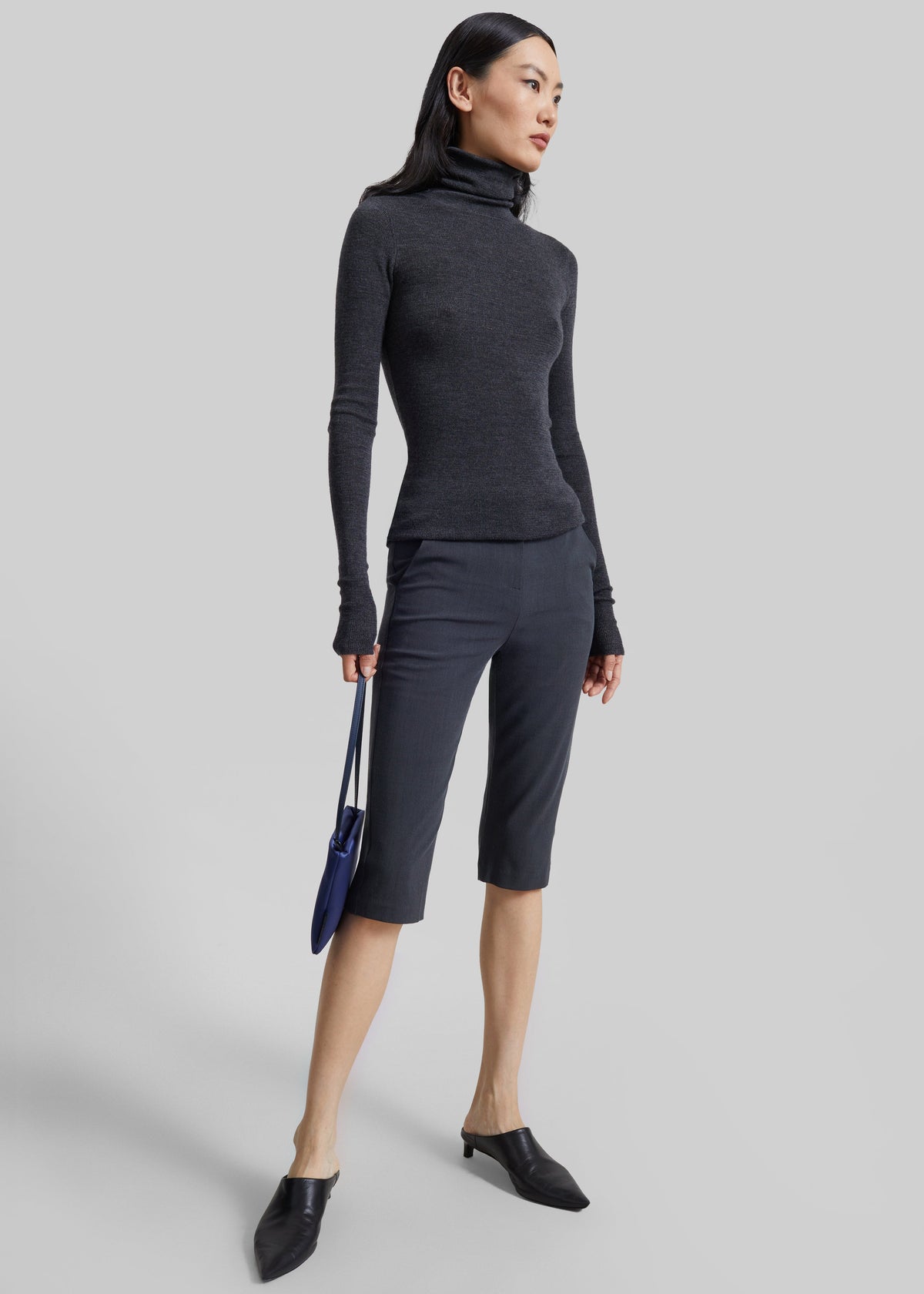 Ayron Capri Pants - Charcoal – view 5 of 8