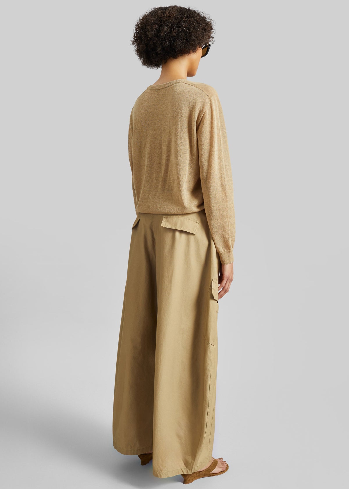Baixa Barrel Cargo Pants - Beige – view 7 of 8