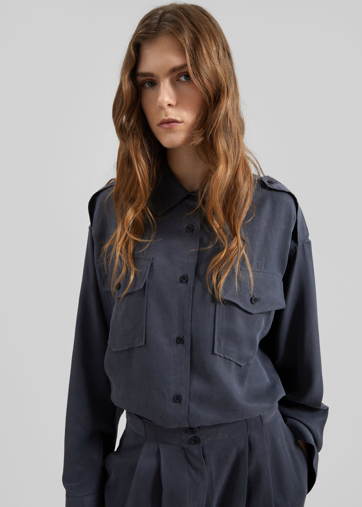 Balsta Cargo Shirt - Dark Grey – view 6 of 9
