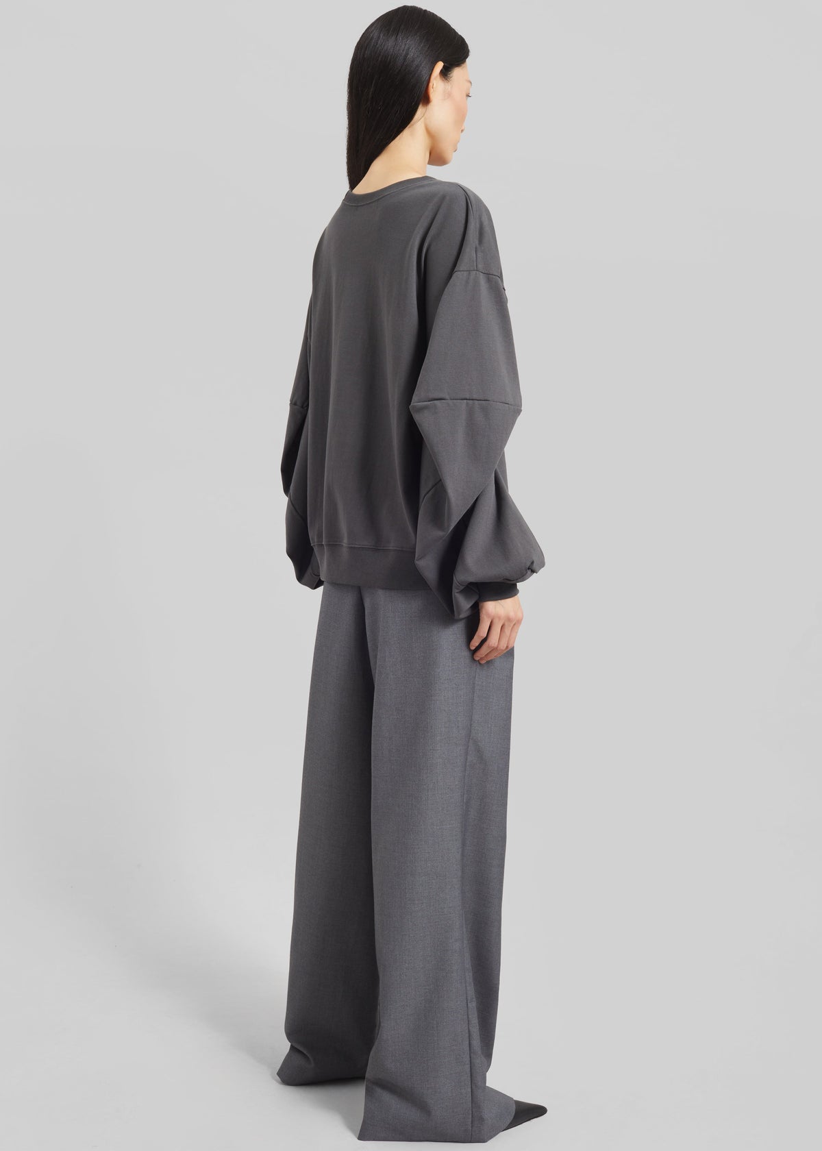 Balve Balloon Sleeve Sweatshirt - Grey – view 5 of 6