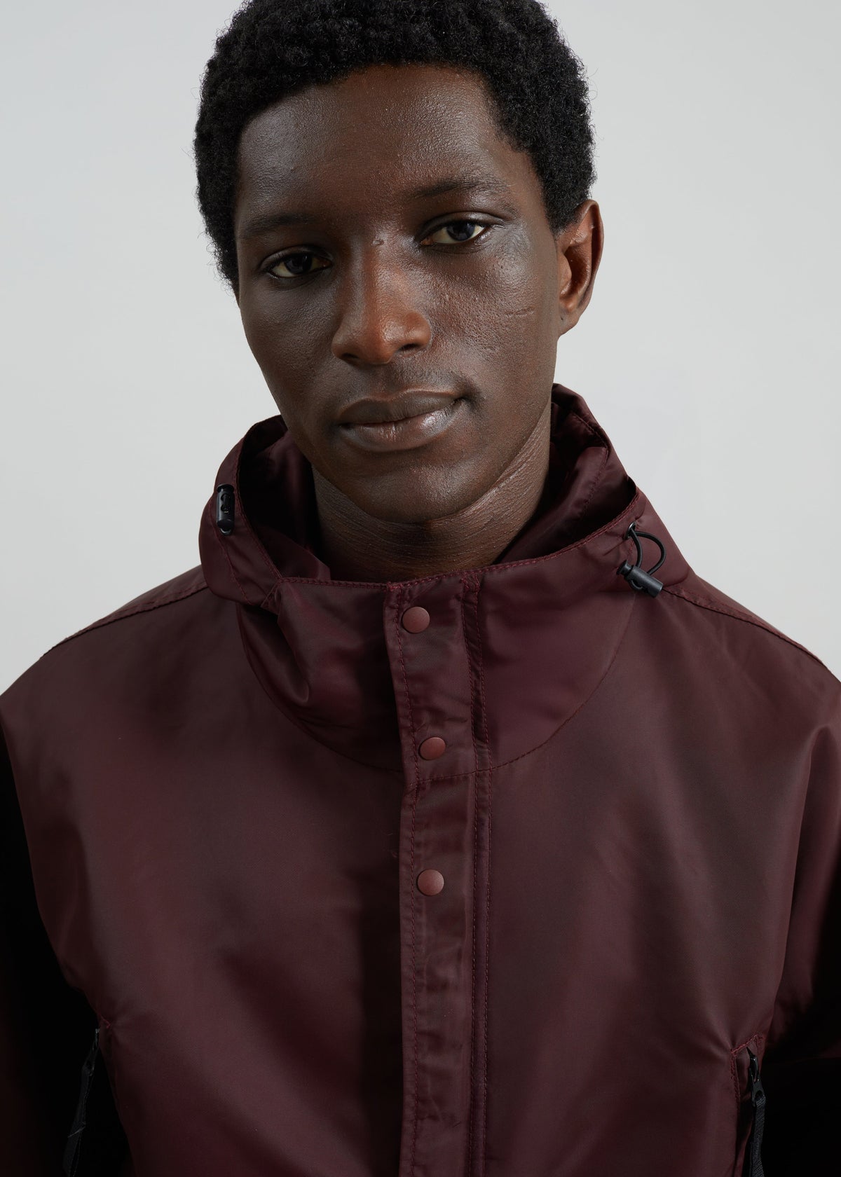 Banbury Windbreaker Jacket - Burgundy – view 3 of 8