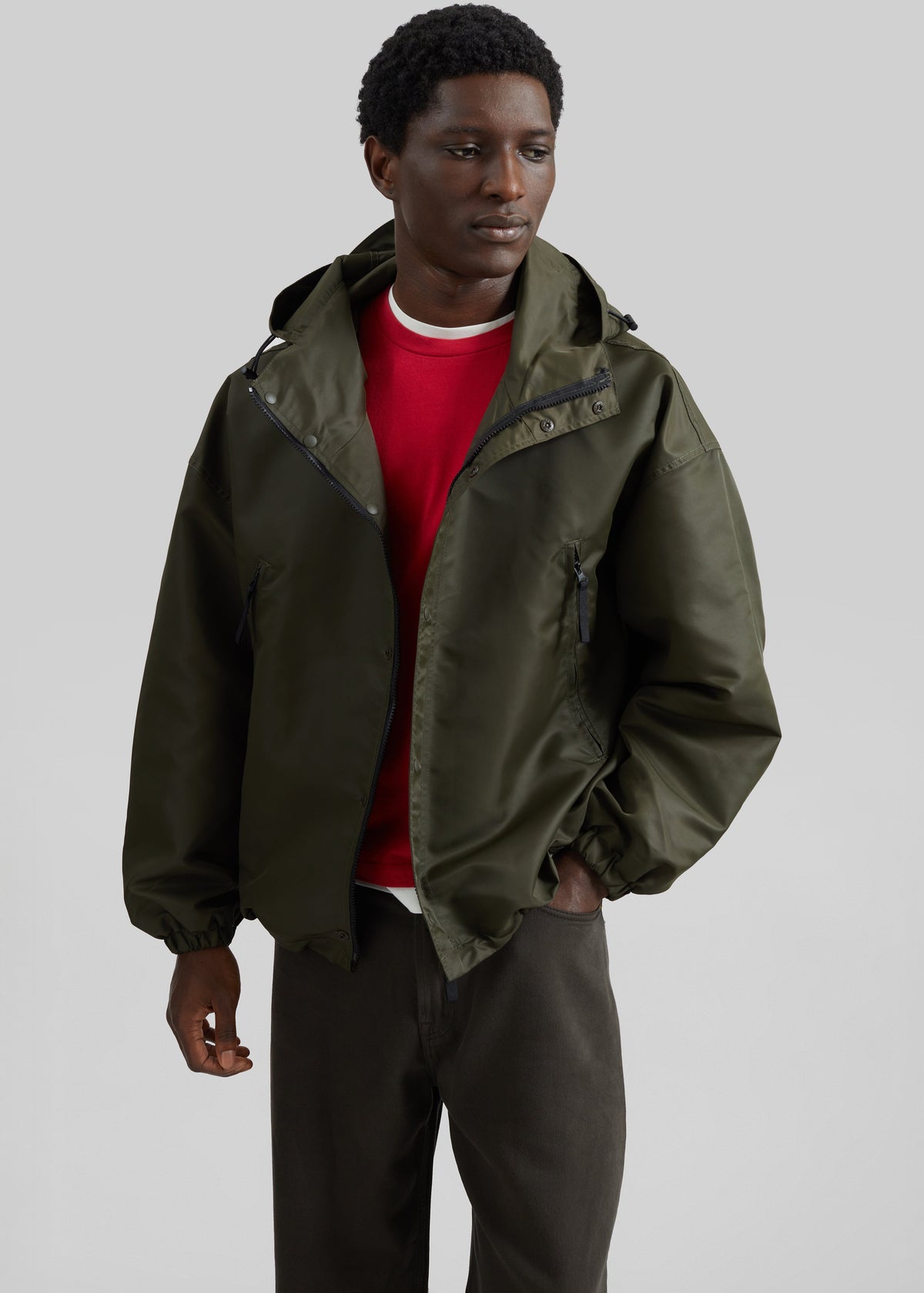 Banbury Windbreaker Jacket - Olive – view 1 of 9