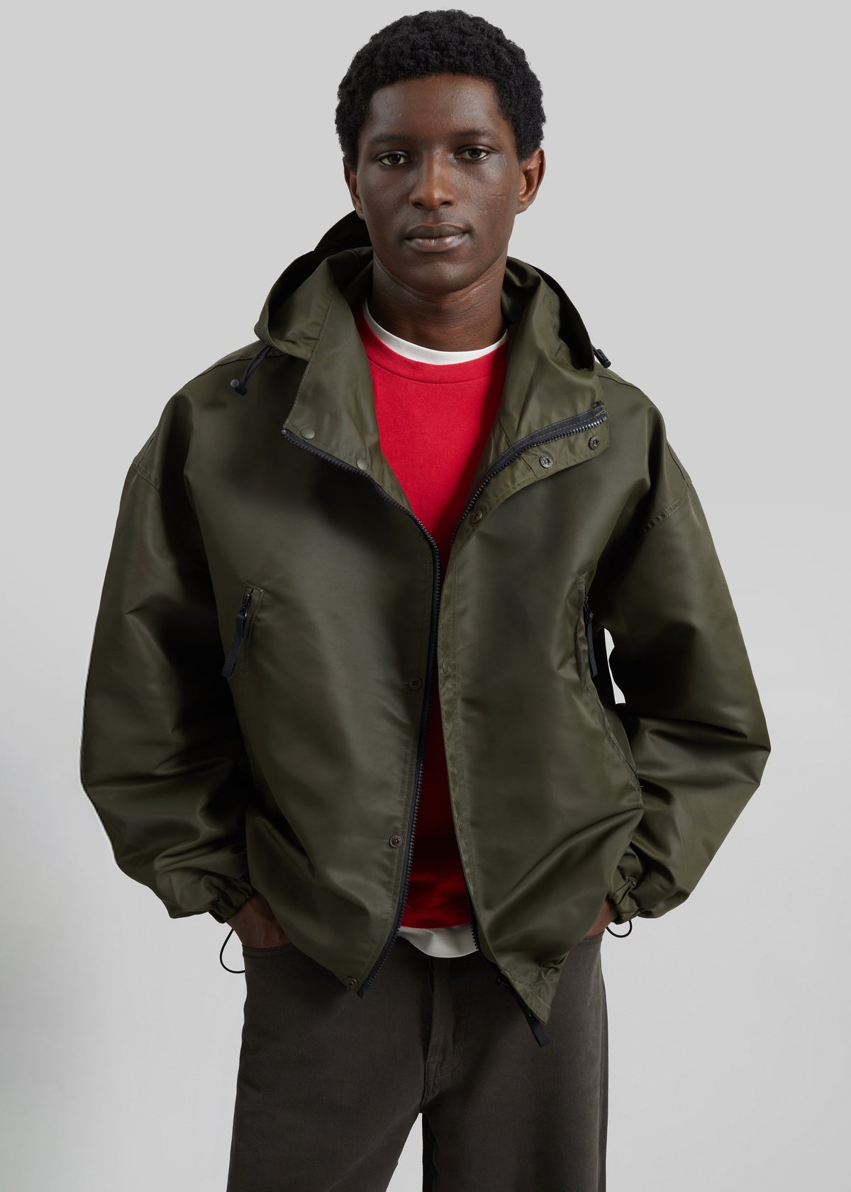Banbury Windbreaker Jacket - Olive – view 4 of 9