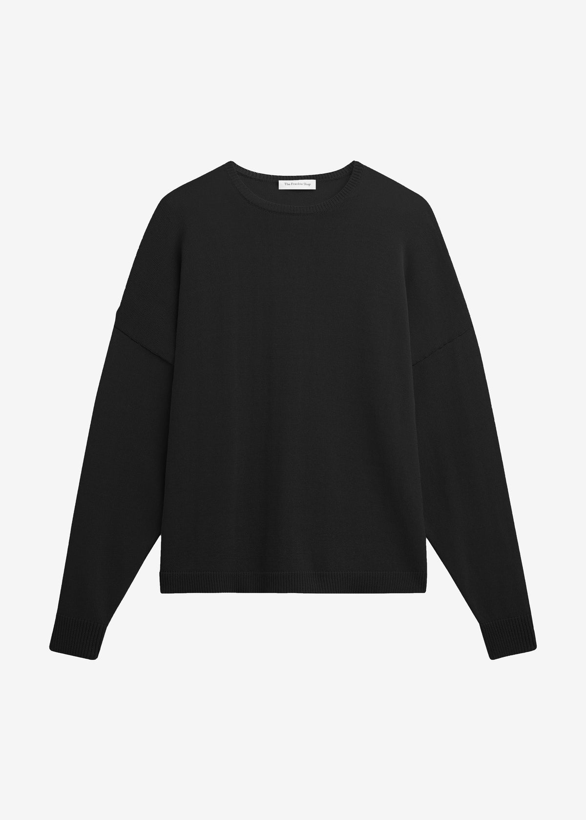 Basel Crew Neck Sweater - Black – view 6 of 6