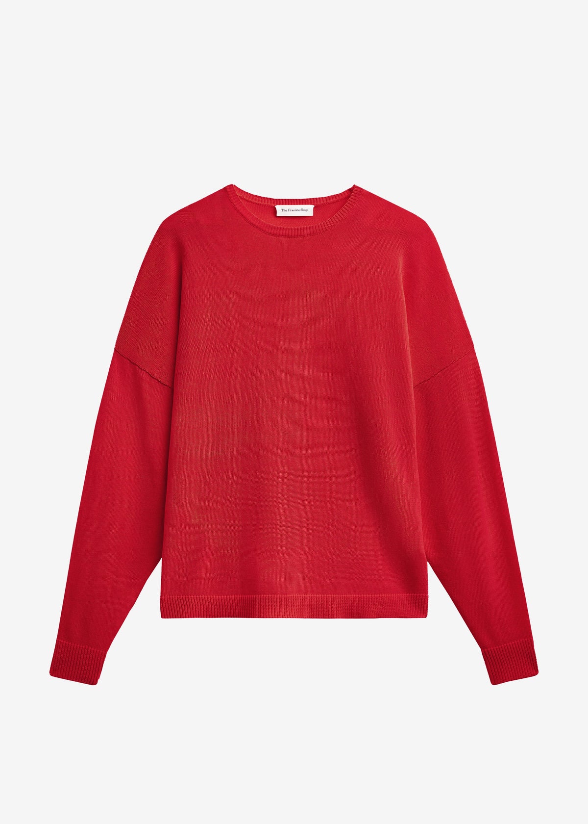 Basel Crew Neck Sweater - Red – view 7 of 7