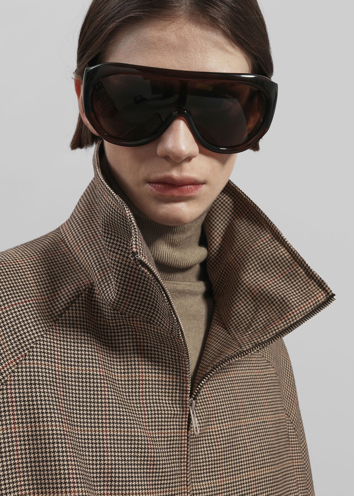 Baxter Houndstooth Track Jacket - Beige – view 4 of 11