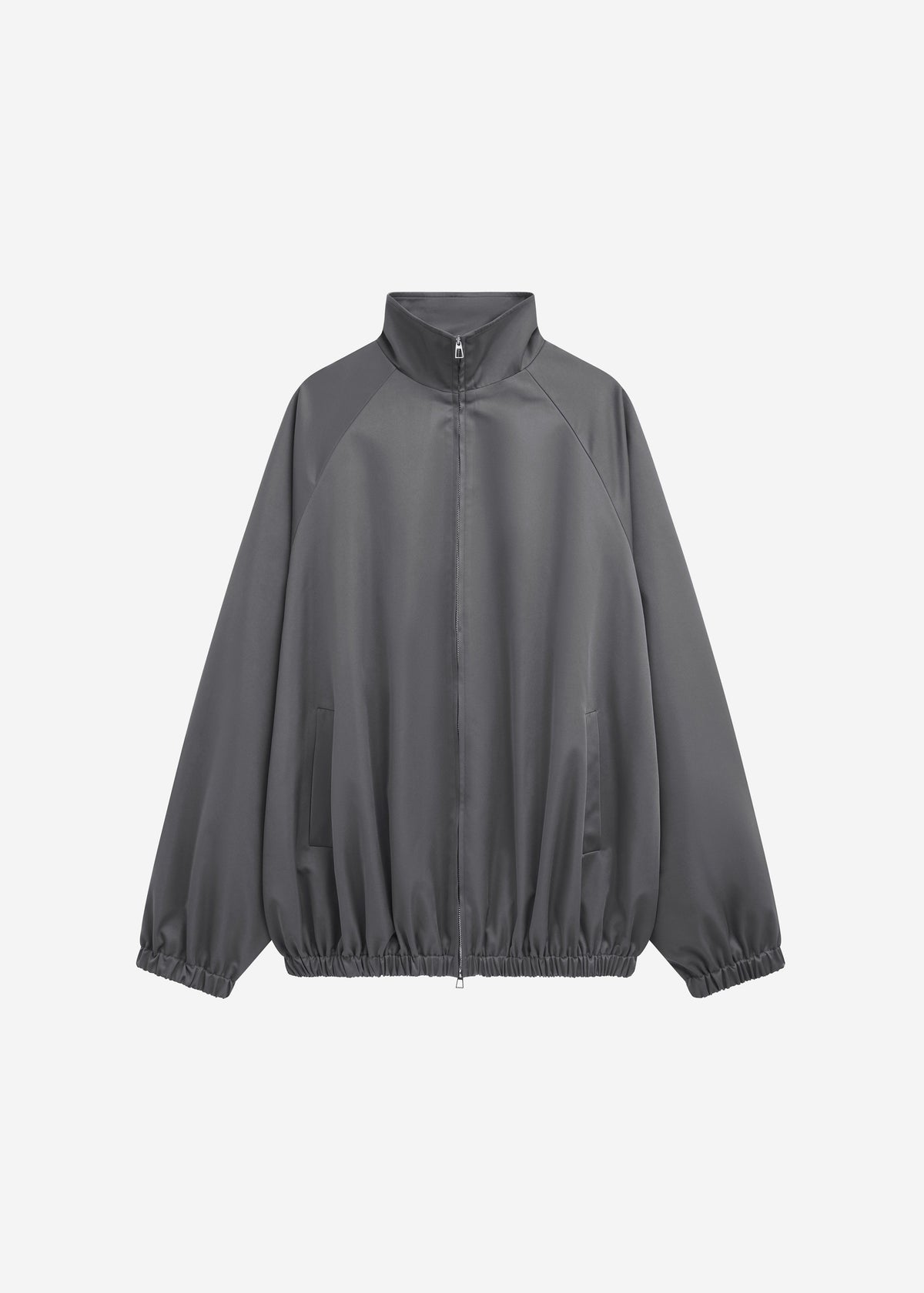 Baxter Lustrous Track Jacket - Grey – view 9 of 9