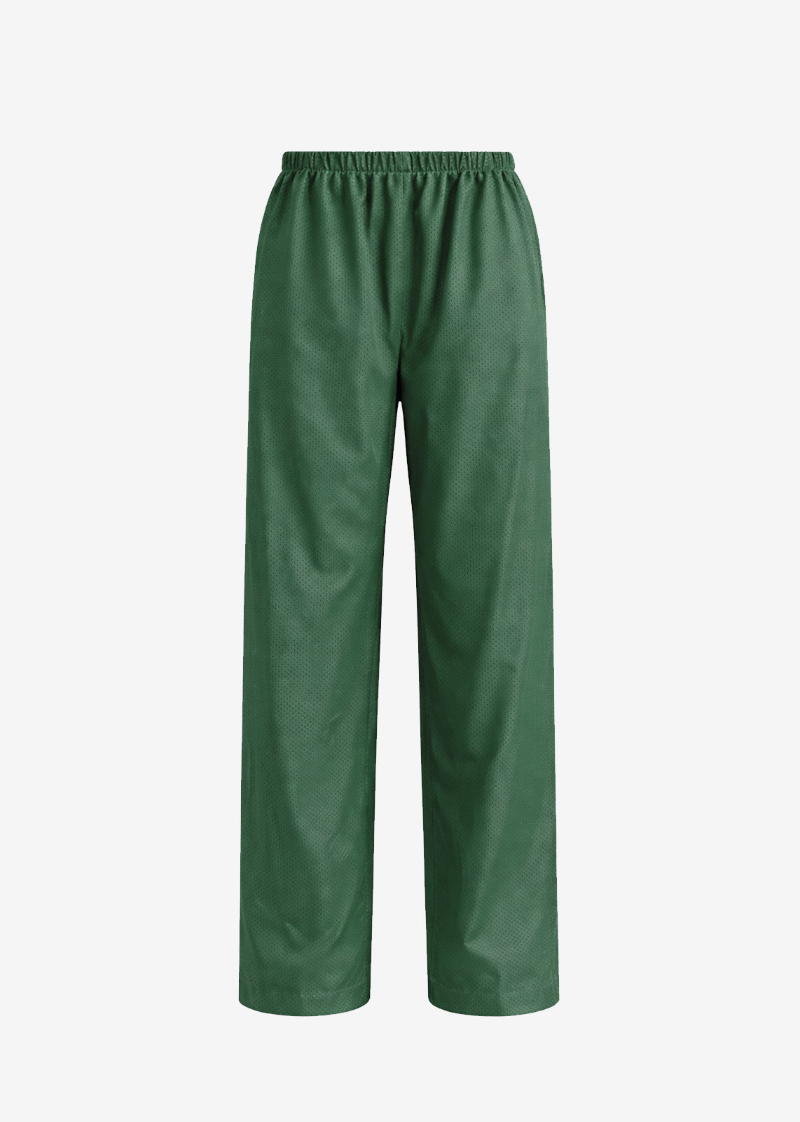 Baxter Perforated Track Pants - Hunter Green – view 9 of 9