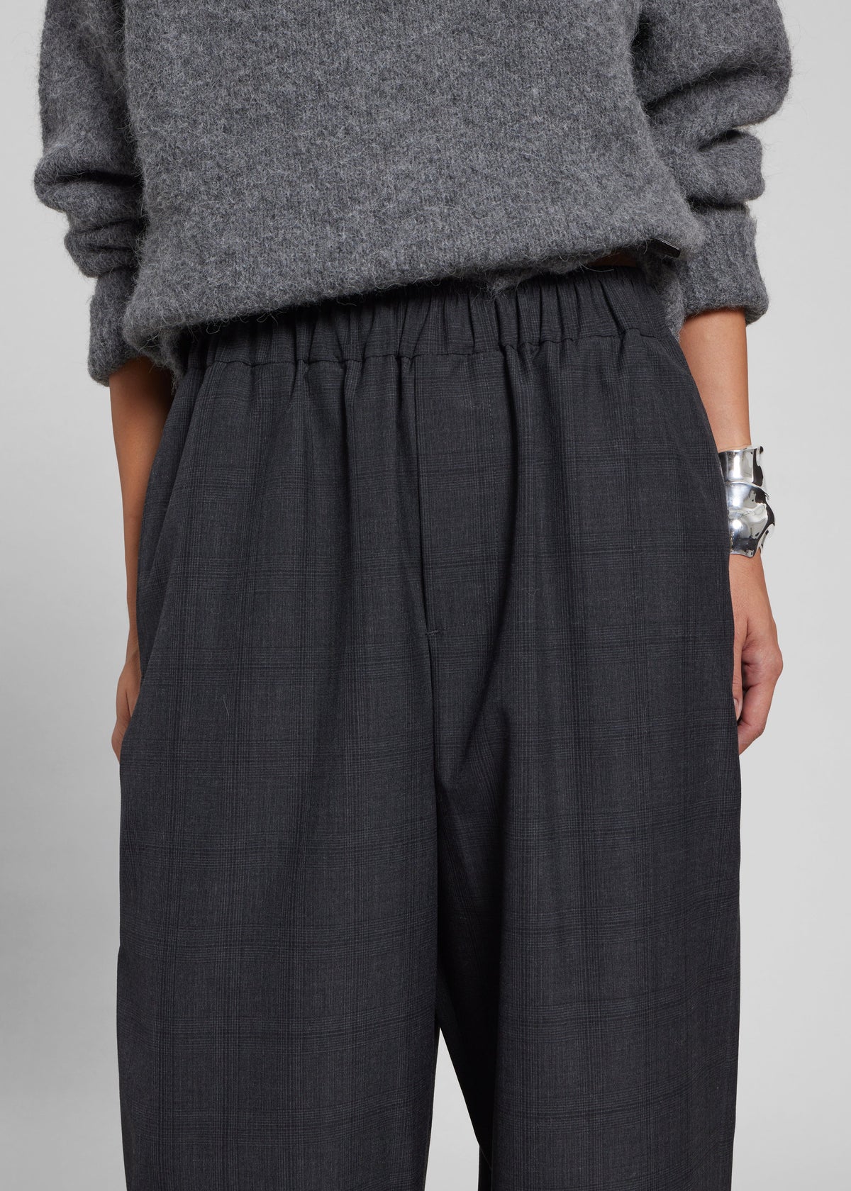 Baxter Plaid Track Pants - Dark Grey – view 4 of 10