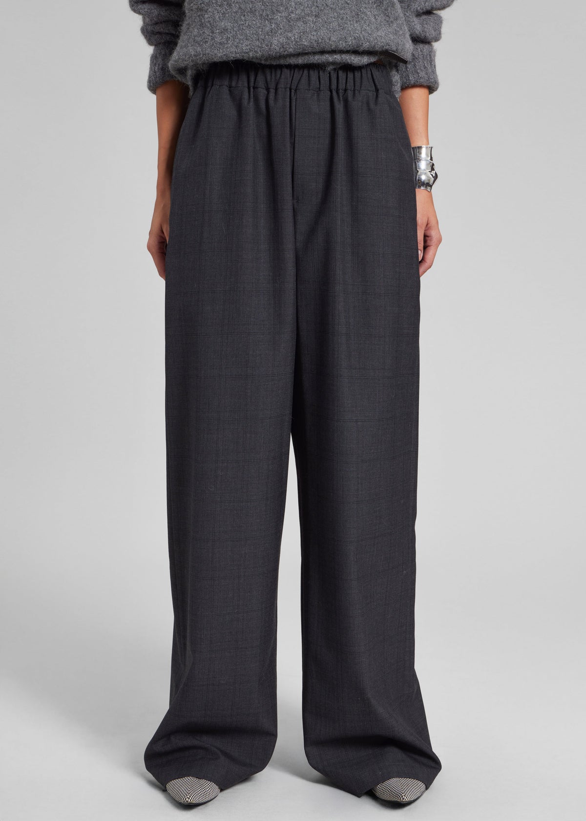 Baxter Plaid Track Pants - Dark Grey – view 8 of 10