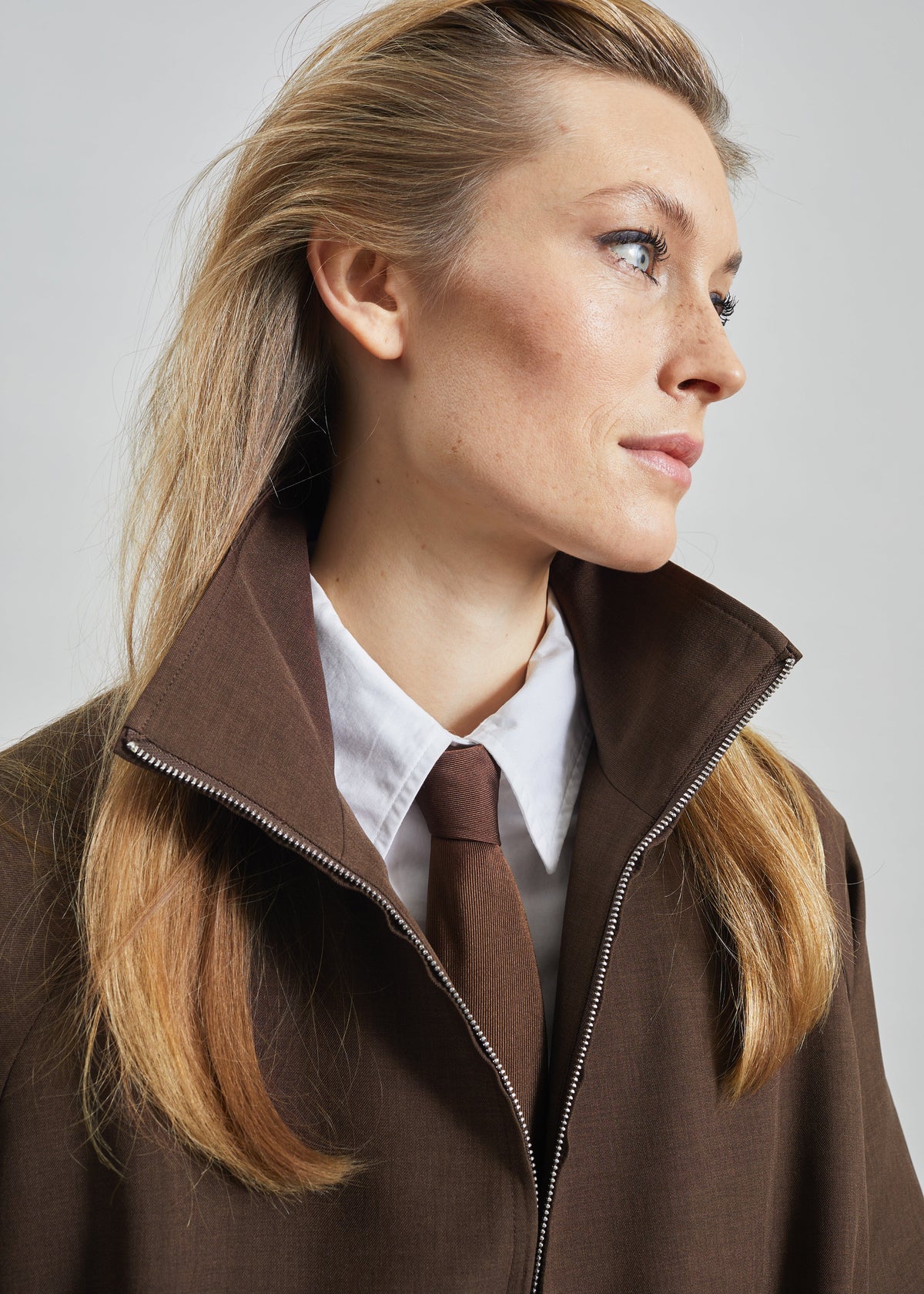 Baxter Track Jacket - Dark Brown – view 3 of 10