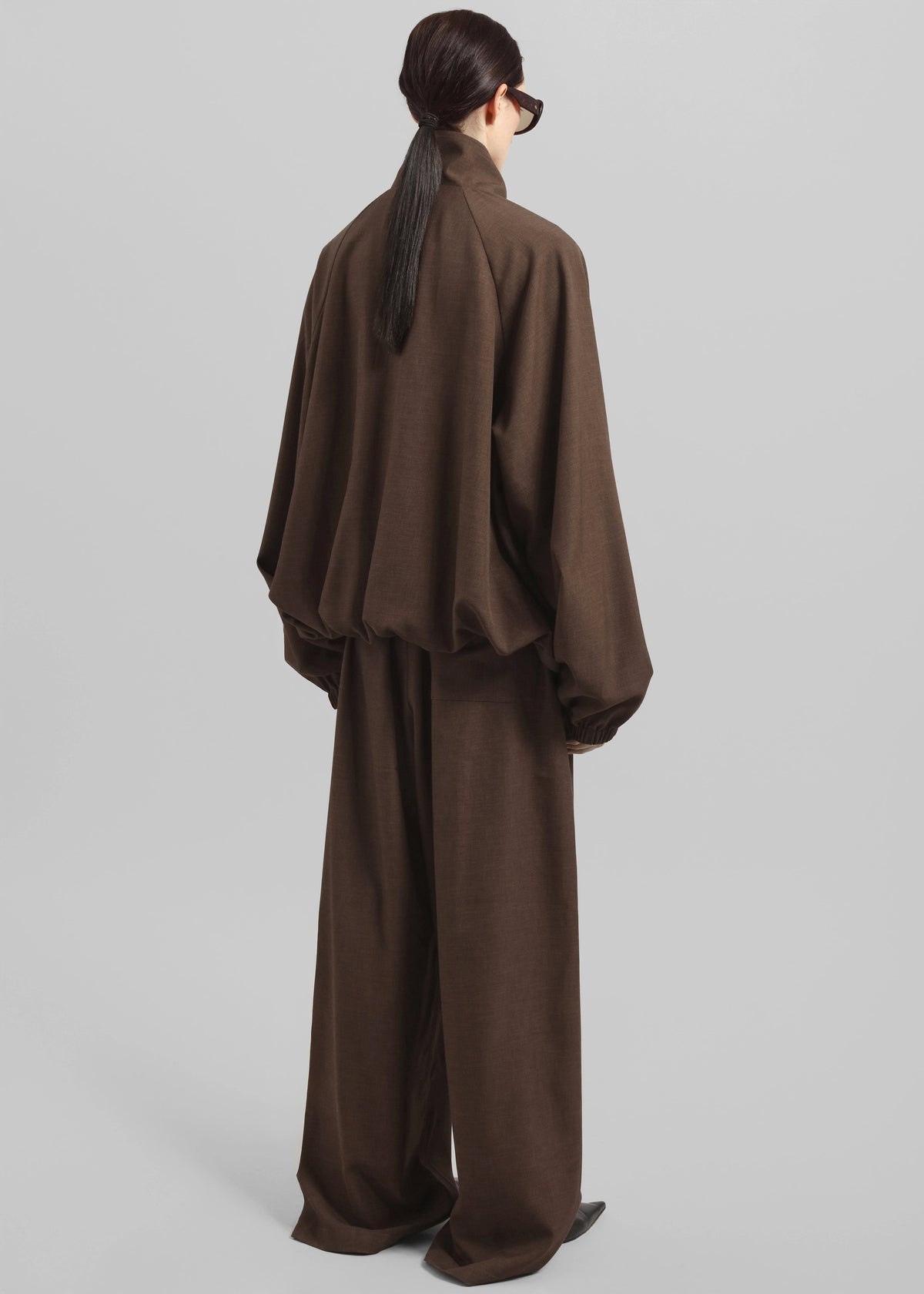 Baxter Track Jacket - Dark Brown – view 9 of 10