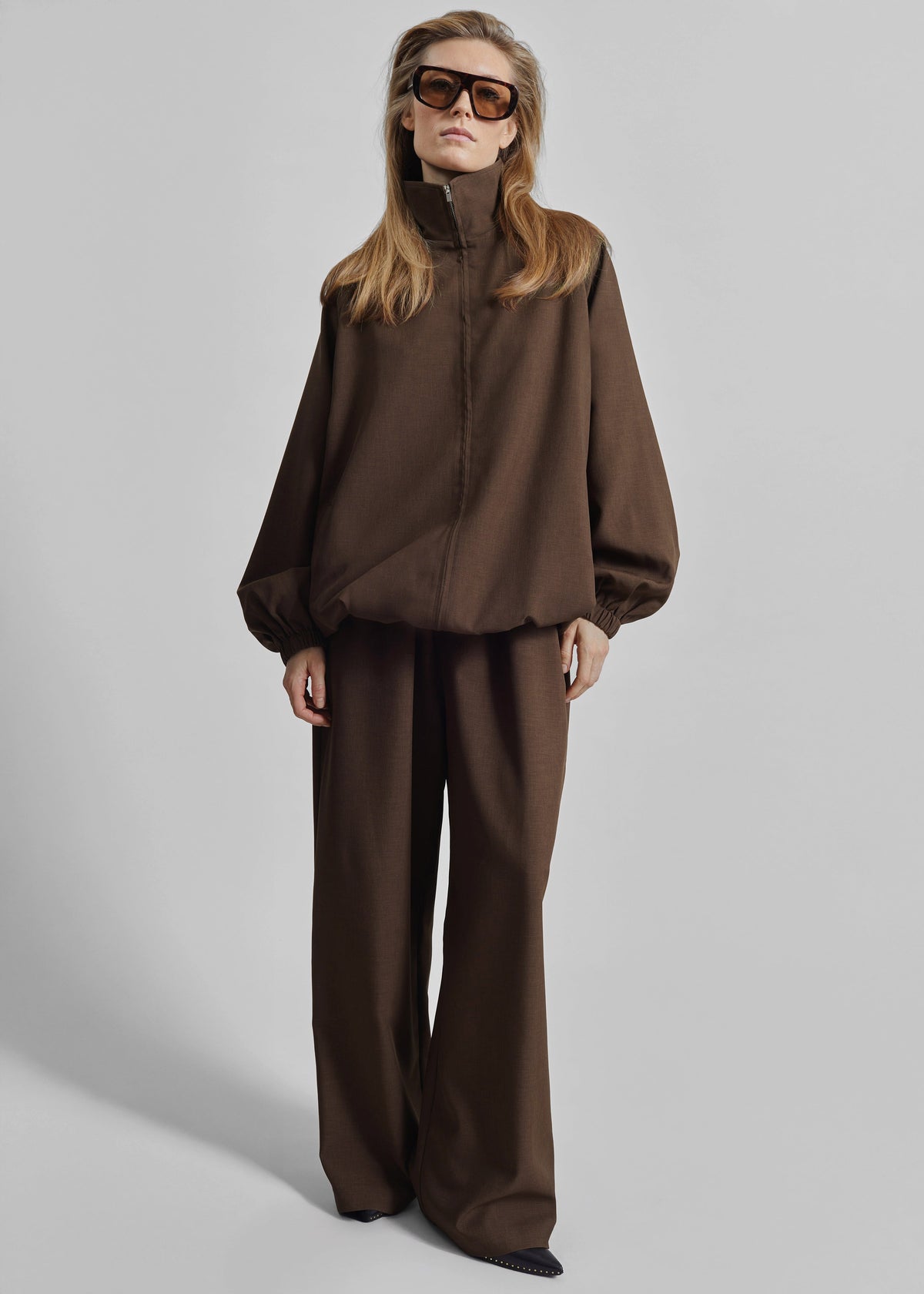 Baxter Track Pants - Dark Brown – view 3 of 11