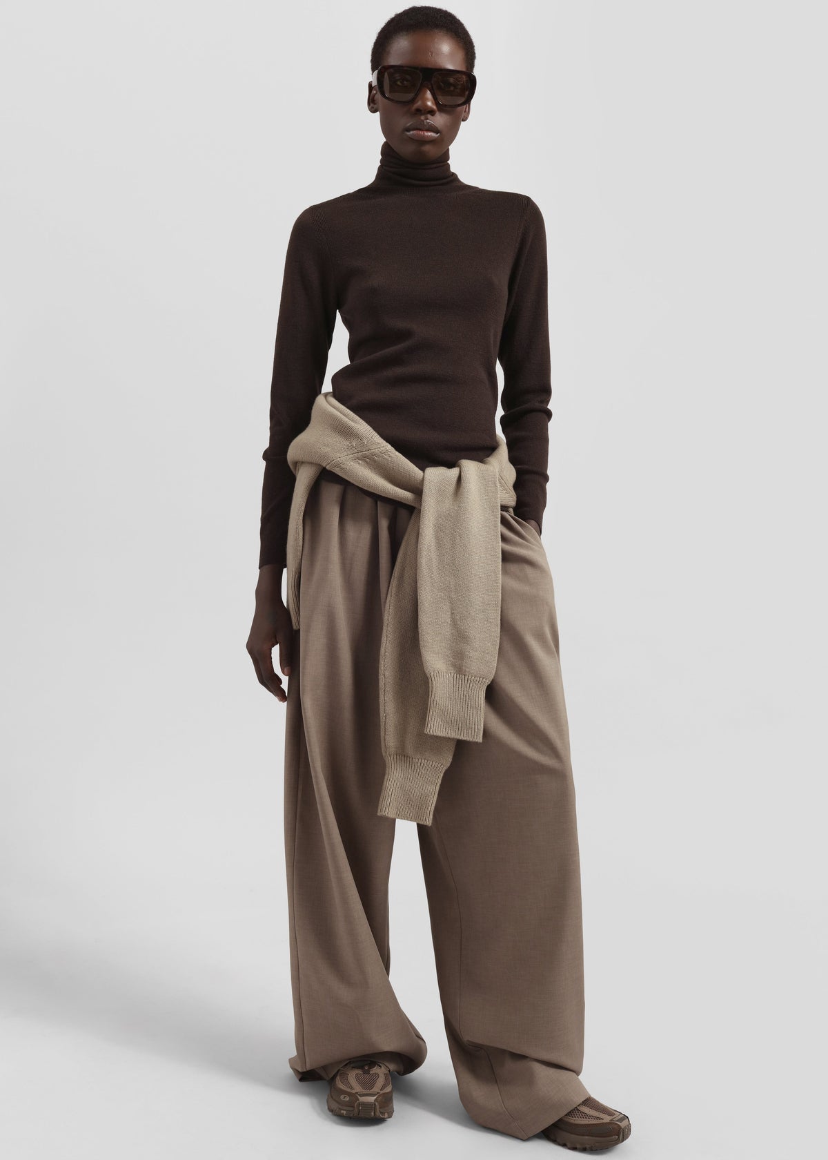 Baxter Track Pants - Taupe – view 1 of 9