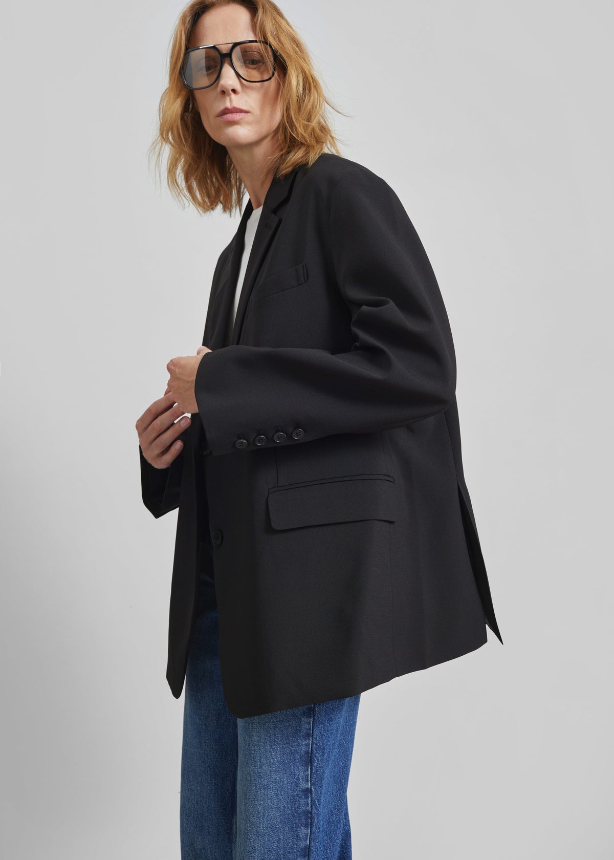 Bea Blazer - Black – view 6 of 11