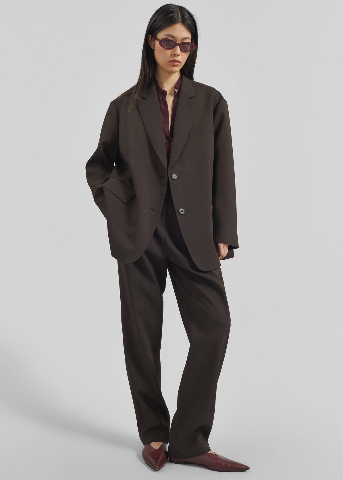 Bea Blazer - Dark Espresso – view 2 of 8