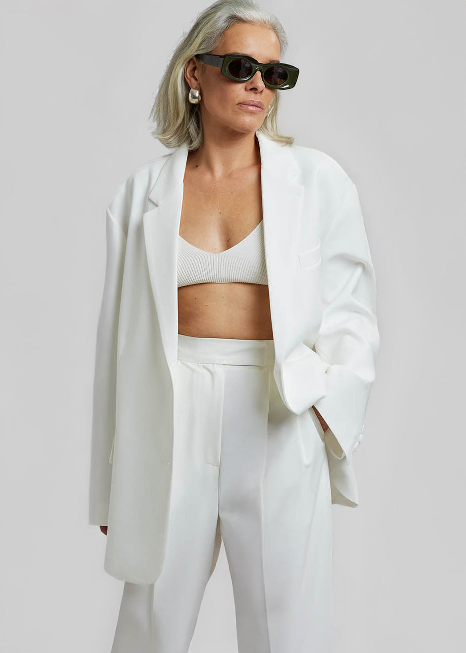 Bea Blazer - White – view 6 of 9