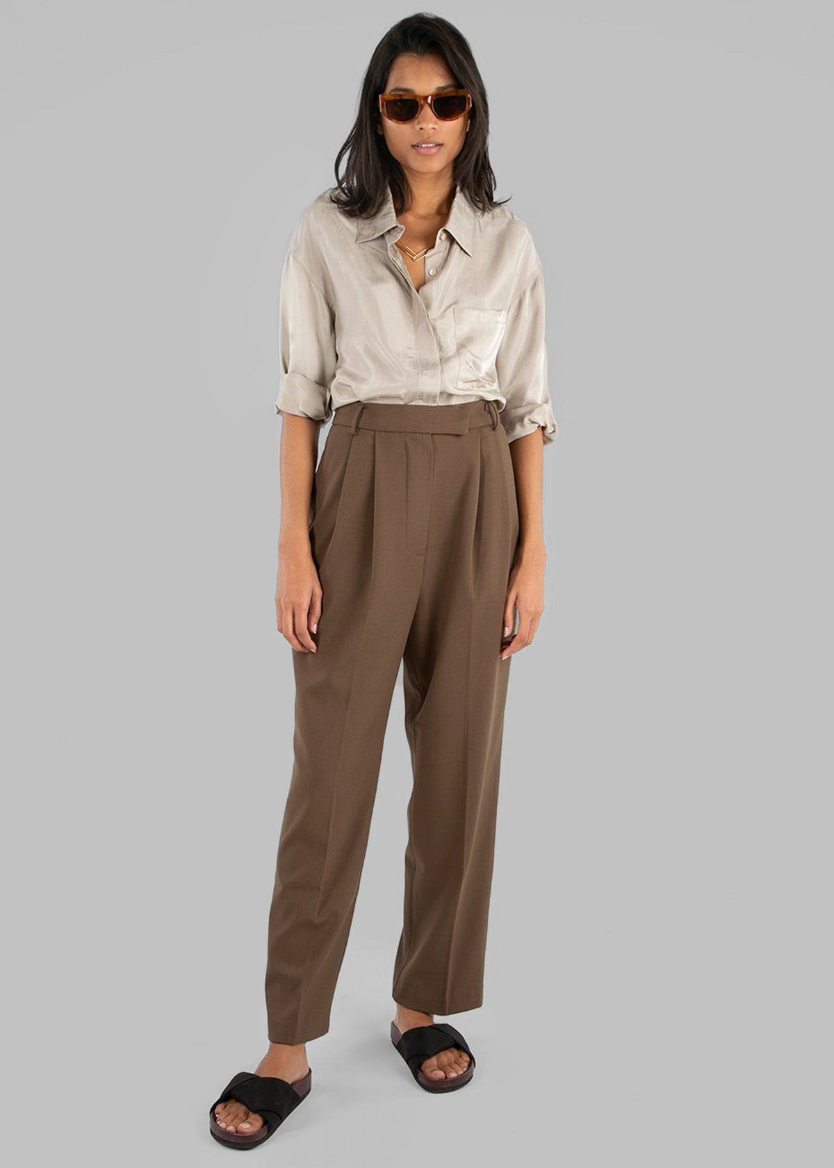Bea Suit Pants - Chocolate – view 4 of 11