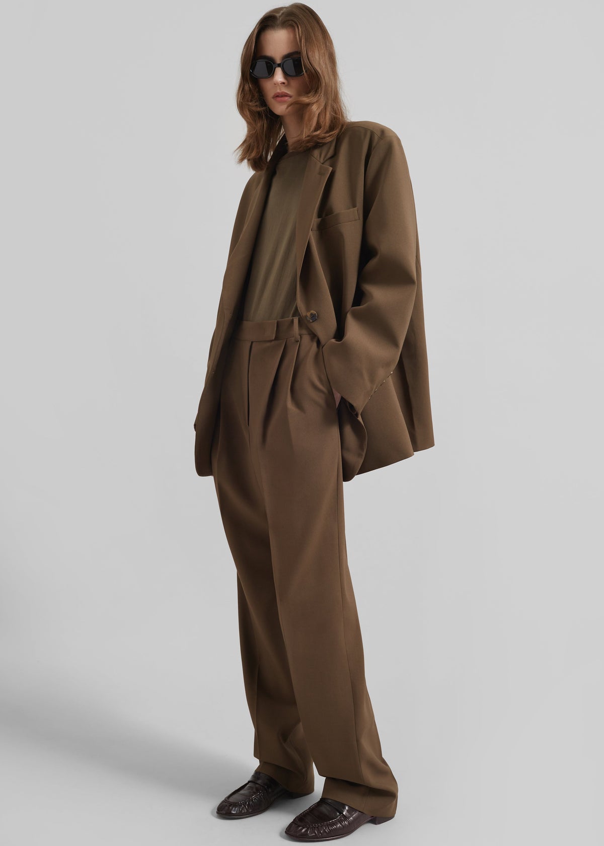 Bea Suit Pants - Chocolate – view 1 of 11
