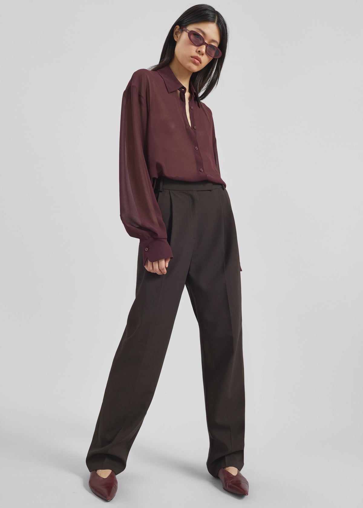 Bea Suit Pants - Dark Espresso – view 1 of 6