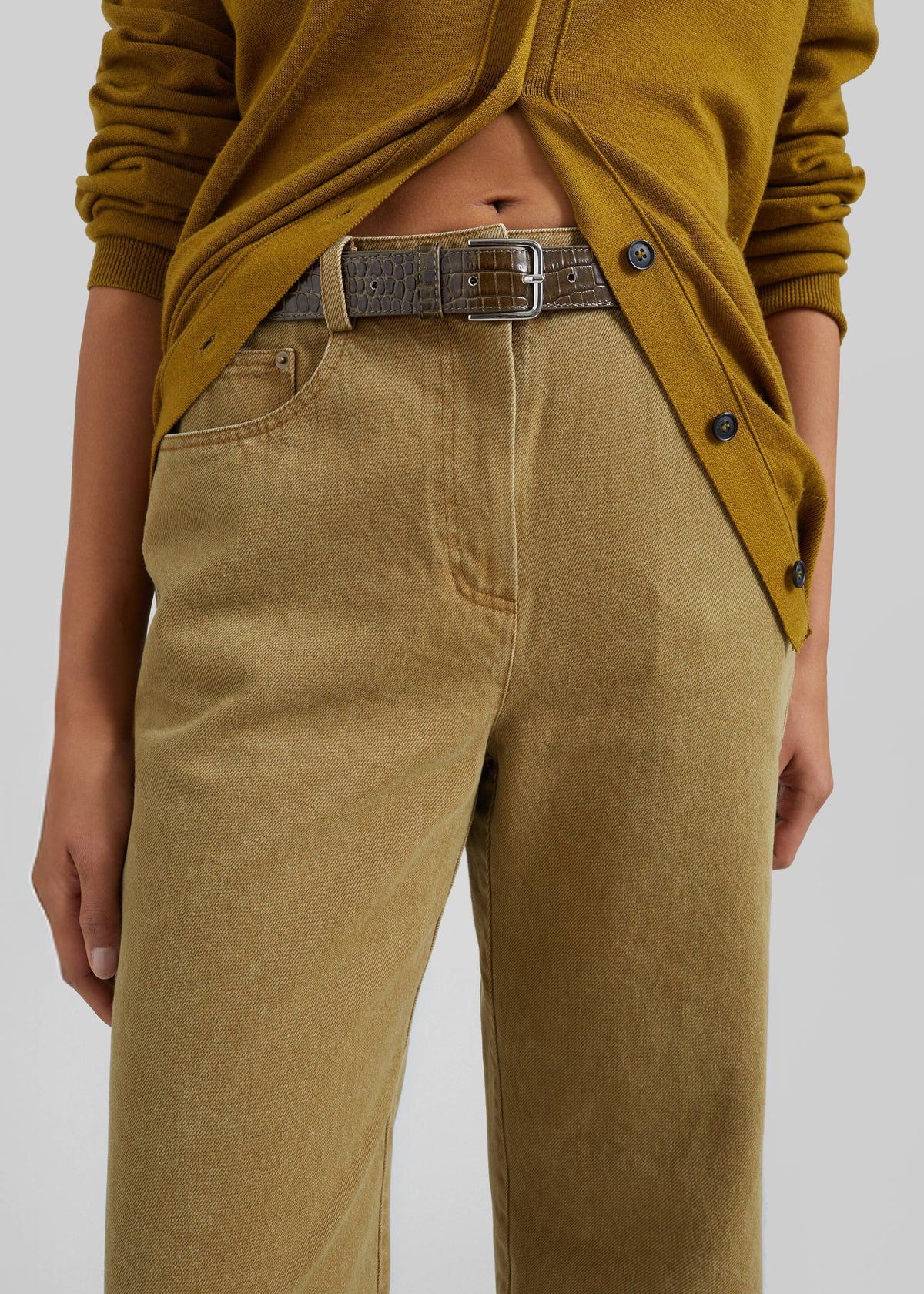 Beckett Straight Jeans - Olive Brown – view 5 of 6