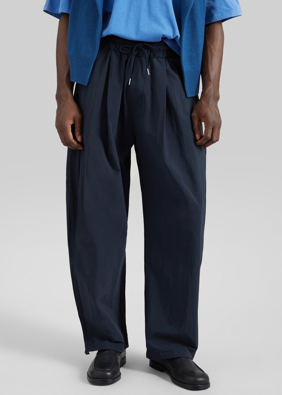 Belem Drawstring Pants - Navy – view 2 of 8