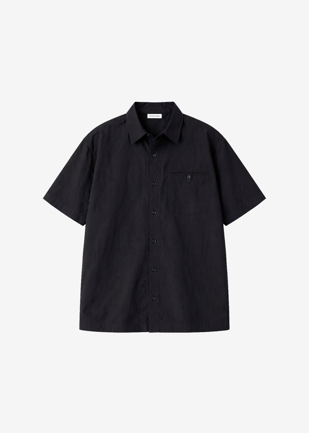 Belem Drawstring Shirt - Black – view 7 of 7