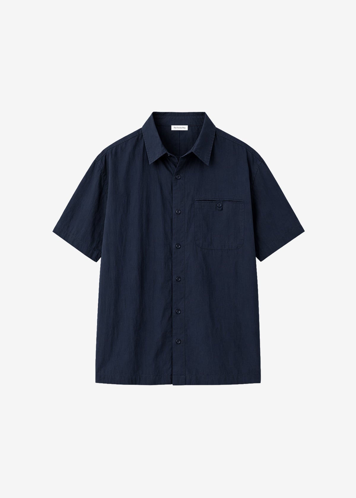 Belem Drawstring Shirt - Navy – view 6 of 6