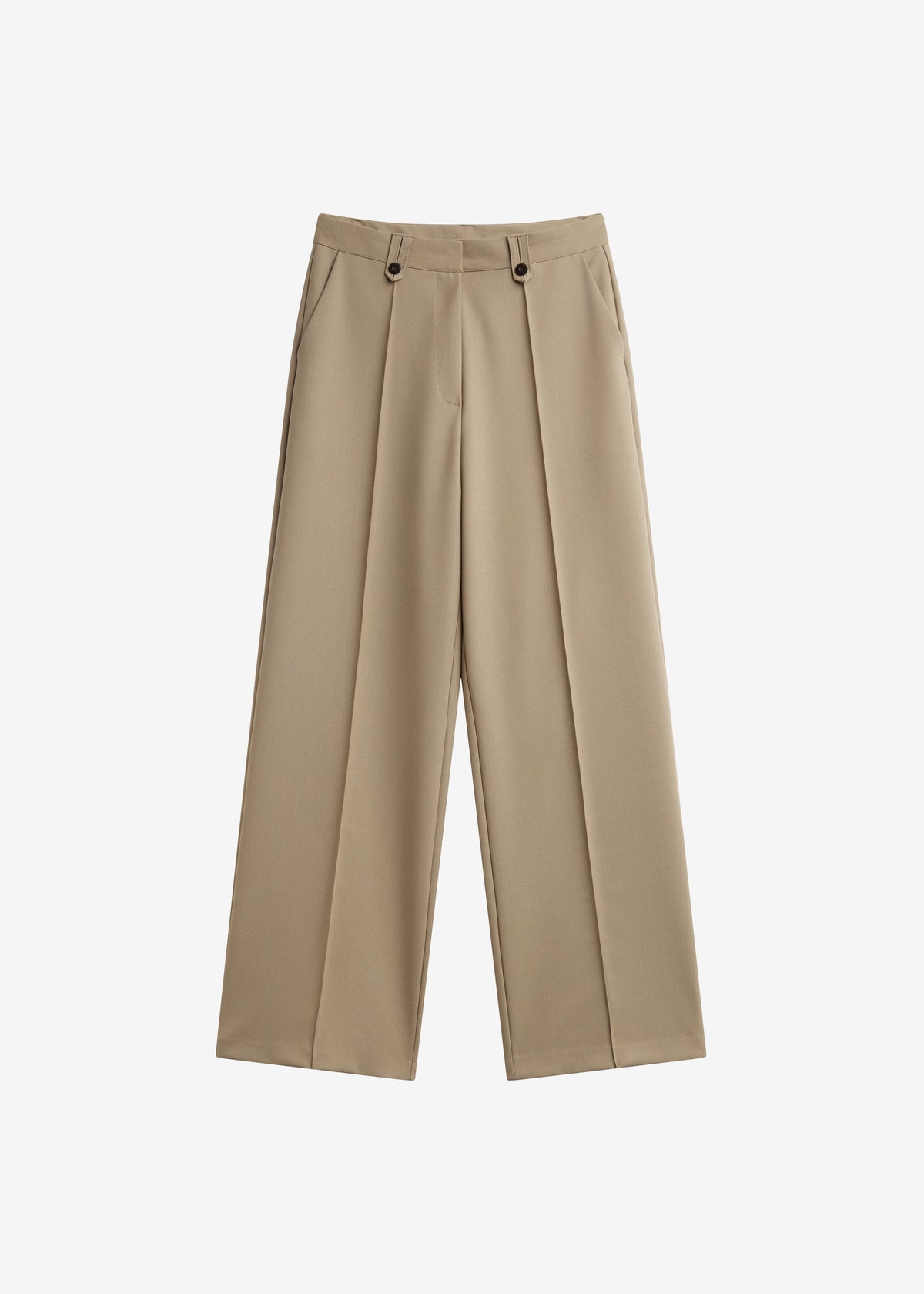 Belliva Front Seam Straight Trousers - Camel – view 7 of 7
