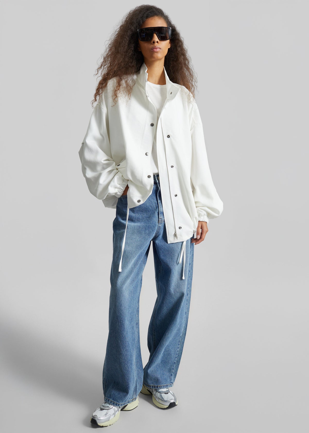 Bellona Blouson Jacket - White – view 2 of 10