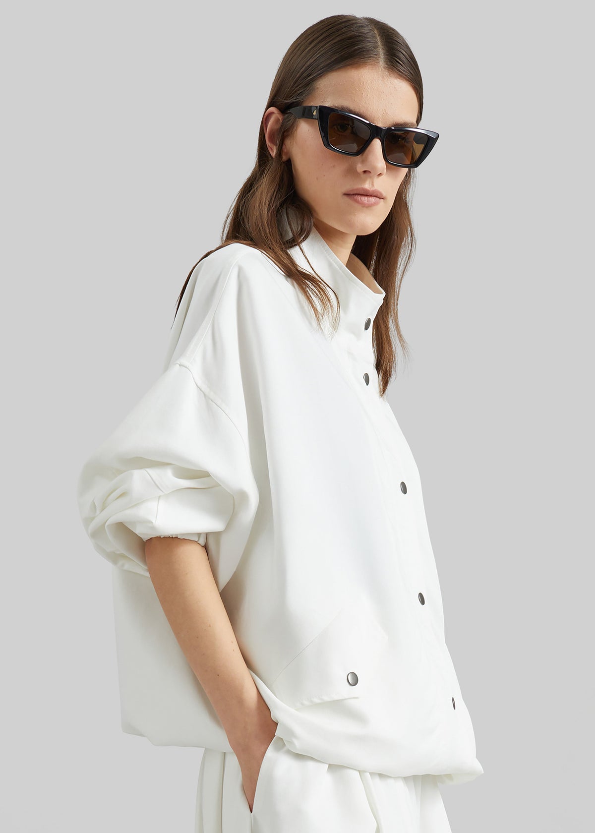 Bellona Blouson Jacket - White – view 4 of 10