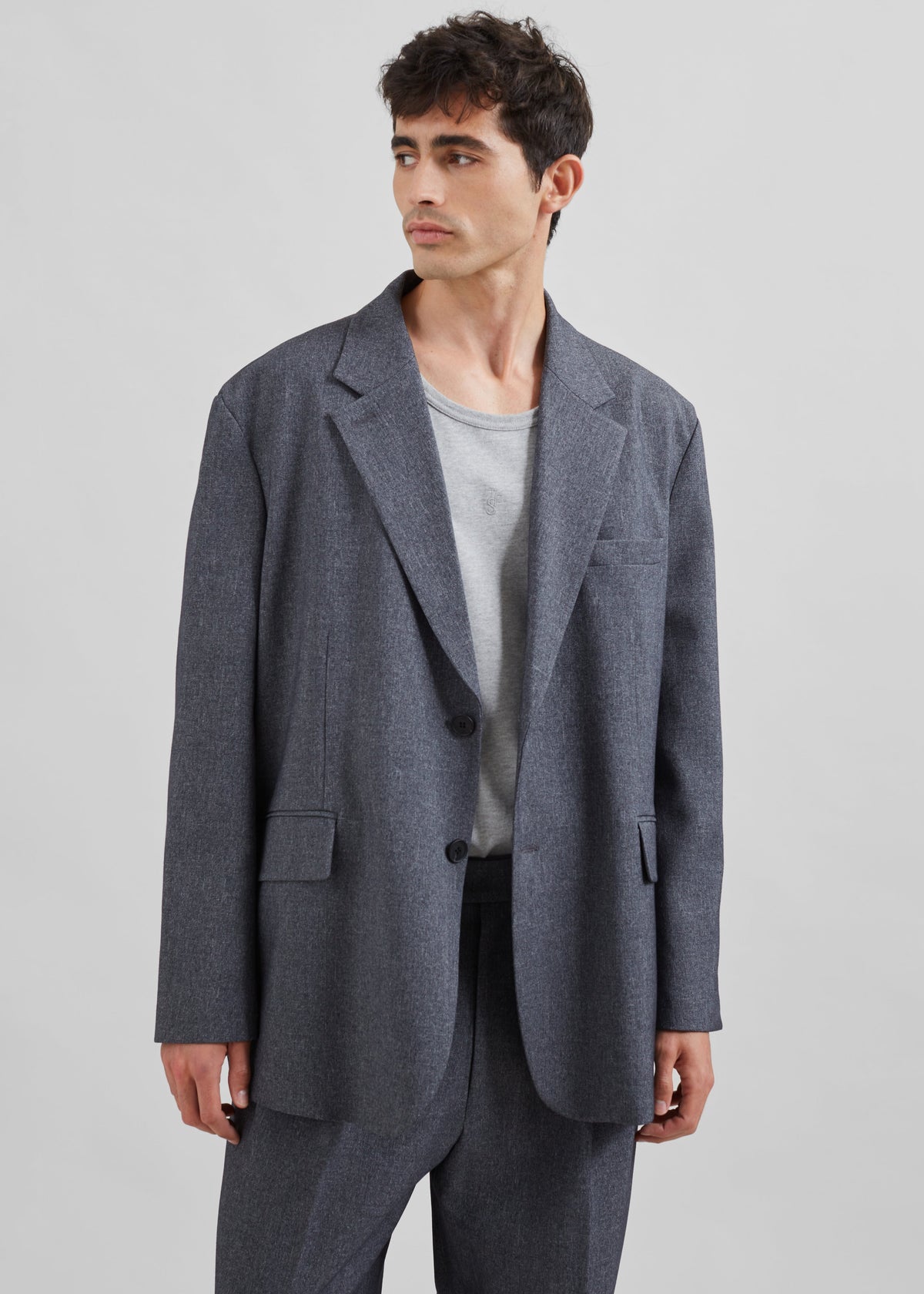 Beo Blazer - Grey Melange – view 7 of 12