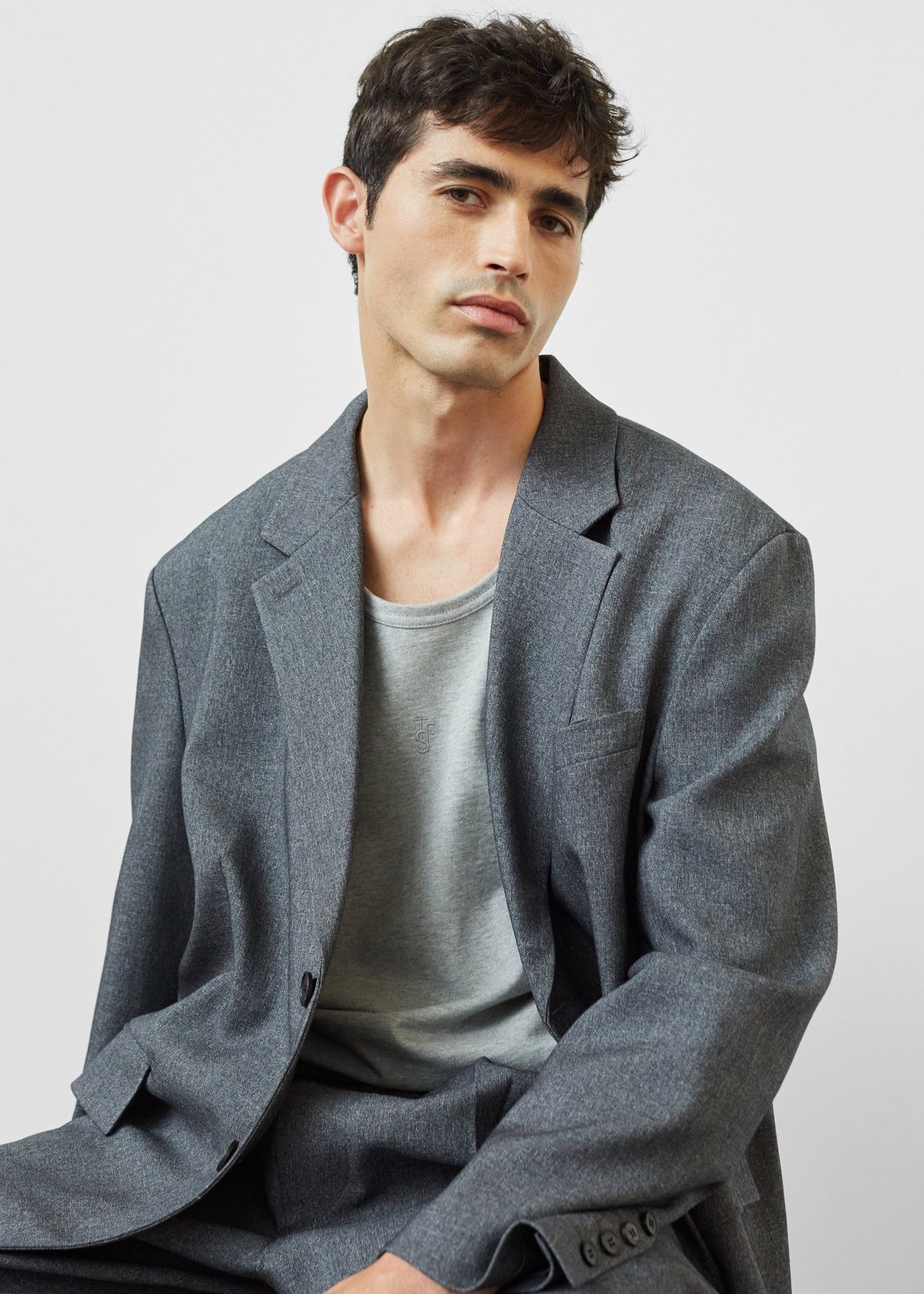 Beo Blazer - Grey Melange – view 3 of 12