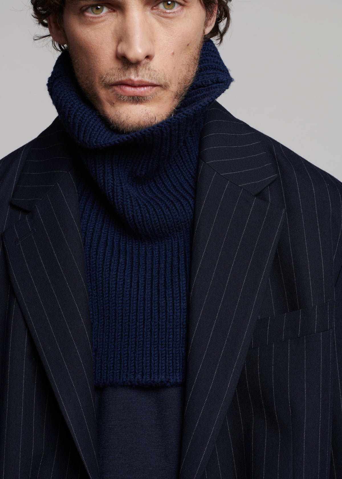Beo Blazer - Navy/White Pinstripe – view 8 of 10