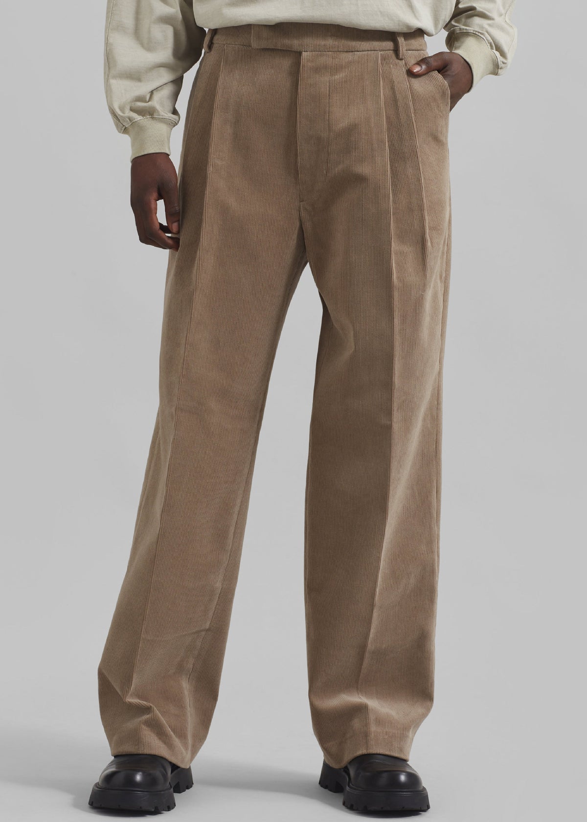 Beo Corduroy Suit Pants - Latte – view 2 of 10