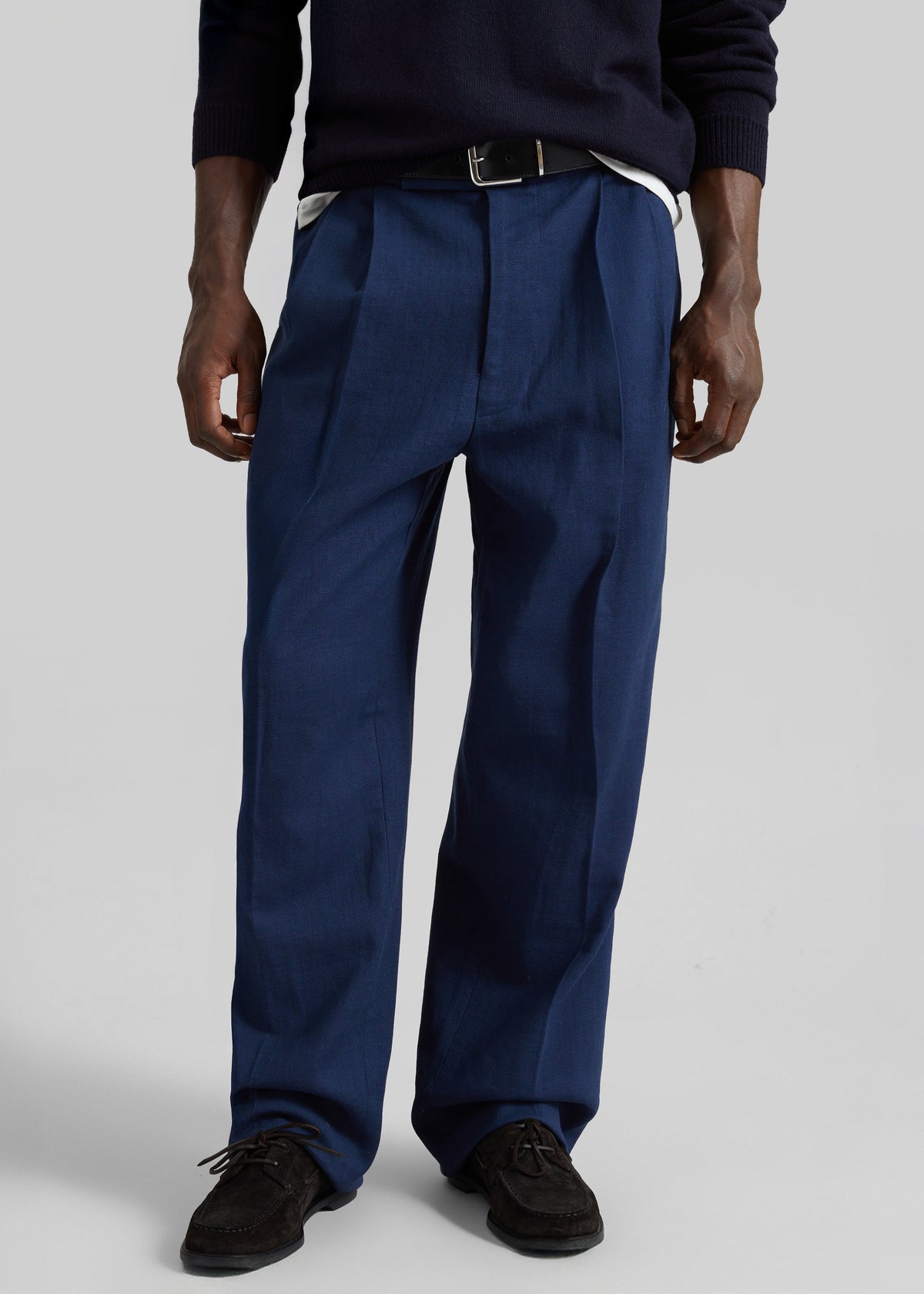 Beo Linen Pants - Navy – view 6 of 8