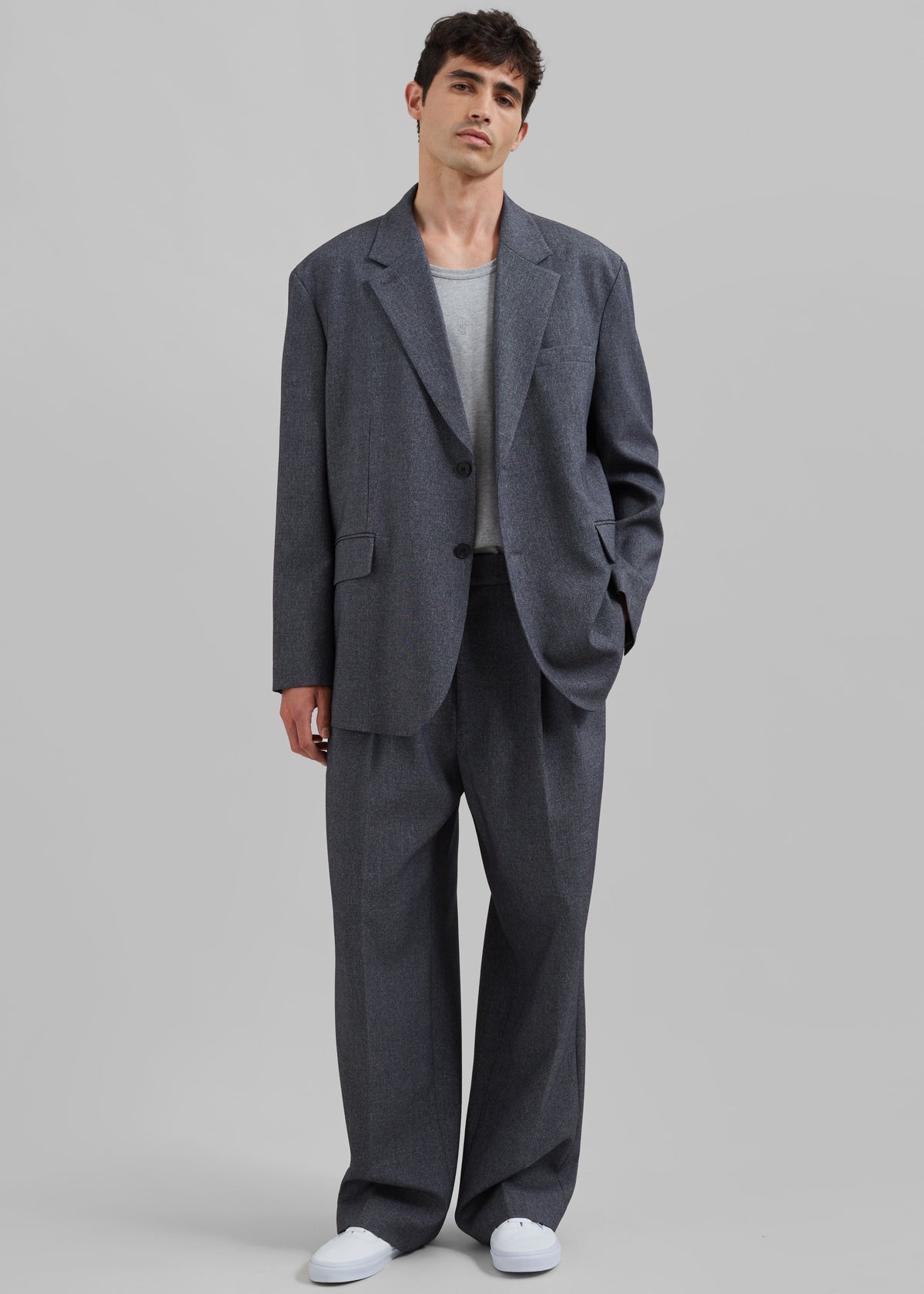 Beo Suit Pants - Grey Melange – view 2 of 11