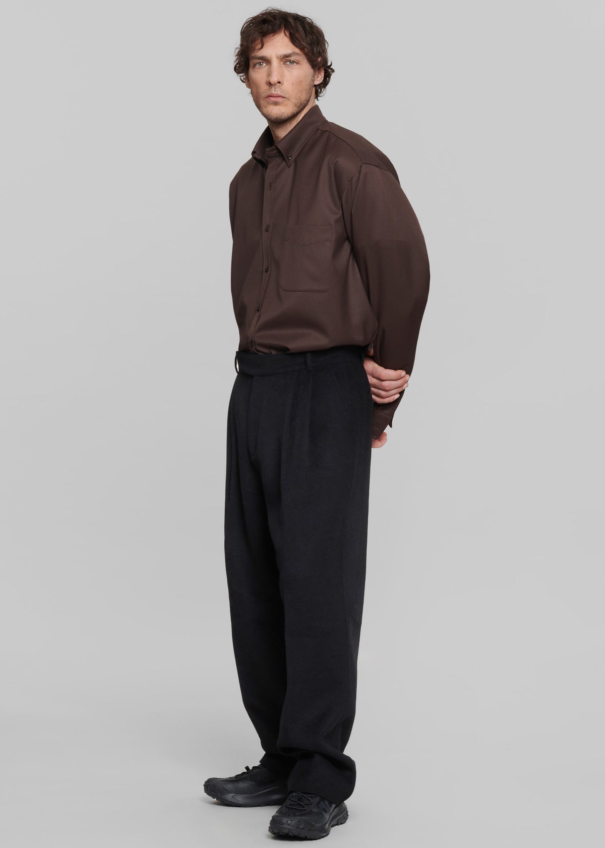 Beo Wool Suit Pants - Black – view 4 of 9