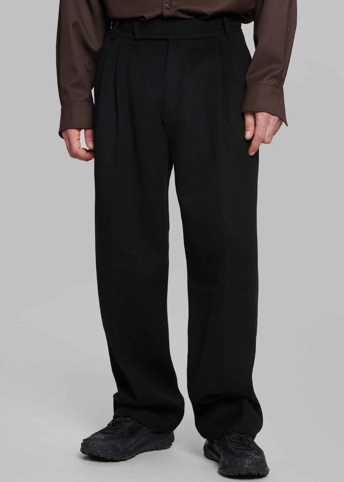 Beo Wool Suit Pants - Black – view 1 of 9